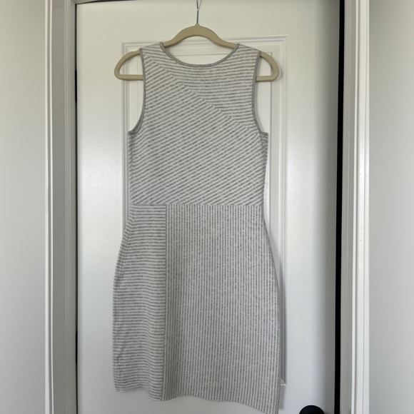 Athleta white and Gray Sweater Dress - Picture 5 of 8